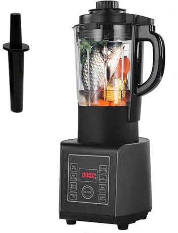 ZbOLi Frullatore per Uso Domestico, spremiagrumi Elettrico, frullatore nutrizionale da 1000 W, spremiagrumi e Robot da Cucina, frullatore in Barattolo di Vetro da 1,75 Litri Senza BPA