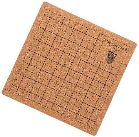 PLAFOPE Makramee Brett Aus Holz Doppelseitig Wiederverwendbar Für Schmuckprojekte Knotentechniken Und Kreative Bastelarbeiten Einfaches Messen Sicher Der Anwendung