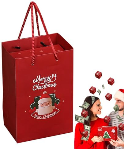 Exploding Cash Weihnachtsboxen,Explodierende Weihnachtsboxen - Kreative Weihnachts-Pop-up-Boxen - Pop-up-Spardosen, explodierende Feiertagsboxen für Partys, Feiern, Geburtstage