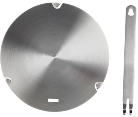 IMIKEYA Placa Guía Térmica para Placa De Inducción Adaptador De Cocina De Inducción Inoxidable