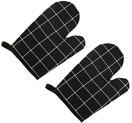 MAGICLULU 2pcs Insulated Gloves Oven Mitts Pot Holders Kitchen Gloves for Oven Baking Heat Resistant Mitts for Cooking