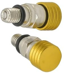 Motorrad Gabelentlüfter Für Suzuki RM85L 2003-2013 RM100 2003-2004 Motorrad M5x0.8 Gabel-Entlüftungsventil(Gold)