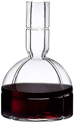 QTANZIQI Whisky Dekantador Whisky Dekanter Weinkanamter Weinkanal Kreative Persönlichkeit Kristallglas Schneller Dekantergurer Weinabscheider Glaswein Set für Familienrestaurant Party Bar Geschenk