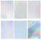 Wenrescry 21 Hojas Holográficas A4 Autoadhesivas, Lámina de Vinilo Transparente, Impermeable, 7 Diseños para Manualidades, Ventanas, Decoración, Scrapbooking