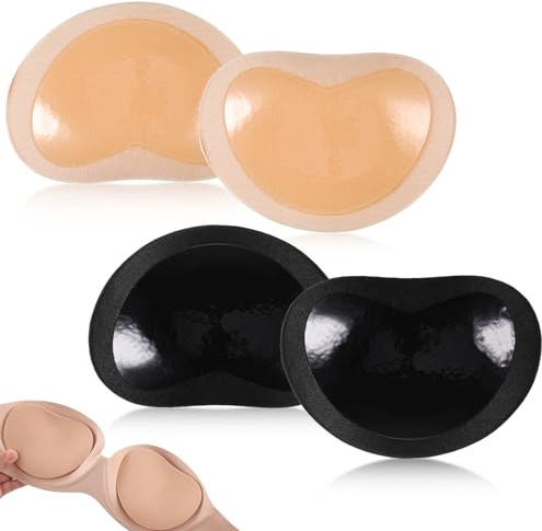 wlertcop Bra Inserts,Sticky Bra Inserts,Chicken Fillet Bra Inserts, 2 Pairs