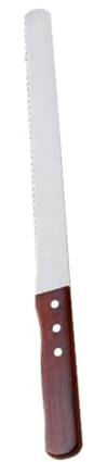 iplusmile Coupe-pain Acier Inoxydable Outil De Tranchage Long Pour Pain Et Gâteau Manche Bois Ergonomique Pour Utilisation Facile