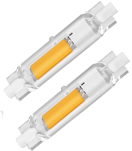 DafuDaGui R7S LED 78mm Leuchtmittel dimmbar 20W – Ersatz für 200W Halogenstäbe J78, 3000 Lumen 3000K Warmweiß – Flimmerfrei, 360° Strahlwinkel (2er Pack)