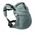 NéoBulle - Néo V3 Préformé - Porte-Bébé Physiologique Léger, Respirant, Confortable et Évolutif - Large Ceinture Ventrale - 100% Coton Bio - Fabriqué en France - De 0 à 2 Ans, Eucalyptus - V3