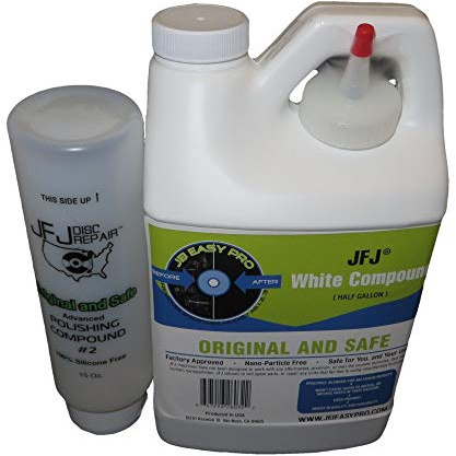 Original JFJ Disc Repair Polish Compound #2 Half Gallon