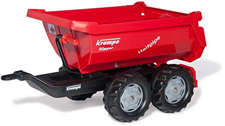 rolly toys | rollyHalfpipe Krampe | großer zweiachsanhänger für Kinder Trettraktoren | 123230