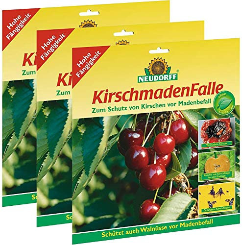 3 x 7 (21 Stk) Neudorff KirschmadenFalle Insektizidfrei