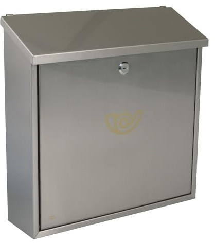 AMIG 9909 | Boîte aux lettres 3 INOX | 370 x 360 x 100 mm | Acier inoxydable | Inoxydable