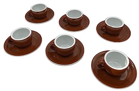 Gicos TAZZINE CAFFE' 6pz C/PIATT BASSE MARR