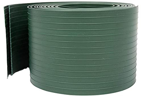 NOOR Frangivista 9,5 cm x 2,55 m in Verde, Recinzione in PVC, 2 Pezzi