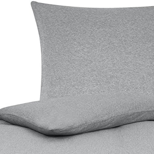 Traumschlaf Uni Jersey Melange Bettwäsche