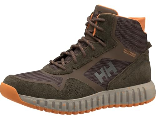 Helly Hansen MONASHEE ULLR HT Zapatillas de Deporte, Hombre, Multicolor (Espresso/Marmalade/ALU 707), 43 EU (9 UK)