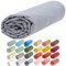 P'tit Basile - Spannbettlaken 60x120 cm - Spannbetttuchbett 100% Bio-Baumwolle - Dunkelgrau - Pflegeleicht - Schadstofffrei Zertifiziert - 4-Eck-Mützen - Gitterbetten Babykörbe Krippen