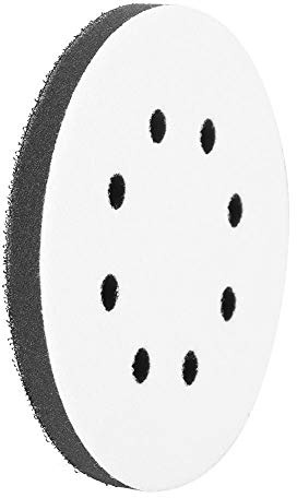 KSTE 125mm Durchmesser Soft-Buffer Sponge-Interface-Kissen-Auflage for Schleifteller (8 Löcher)