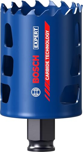 Bosch 1x EXPERT Multi Material Power Change Plus-hålsåg (för Trä med metall, Tegel, Ø 54 mm, Professional Tillbehör Borr)