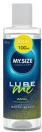 MY.SIZE Lube Me gel lubrificante Anale 100 ml - extra viscoso - Gel lubrificanti a base acqua - per sexy toys e preservativi in lattice
