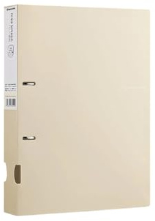 Classeur à 2 anneaux réutilisable pour documents de bureau et d'école Accès rapide Porte-documents en plastique