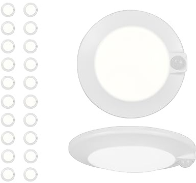 NICOR Lighting RSDSM 4 in. Selectable Surface Mount Downlight with PIR Motion Sensor (20 Pack) (RSD41120SWHM-20PK)