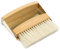 Navaris Table Sweeping Set, Gold - Durable Dust Pan and Brush - Compact & Magnetic Design for Easy Storage - Ideal for Homeowners & Small Spaces