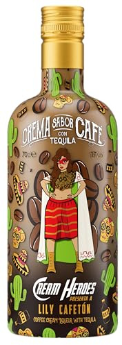 CREAM HEROES | Crema de Café con Tequila | 70 cl/700 ml | Lily Cafetón