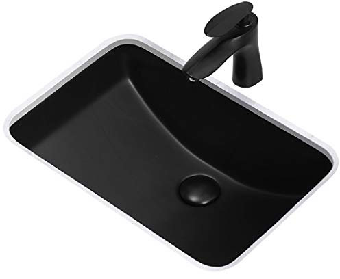 Lavelli su Colonna Lavelli da Bagno Lavabo Quadrato sottopiano Lavabo in Ceramica da Incasso Bagno Domestico Vanity Balcone Lavanderia