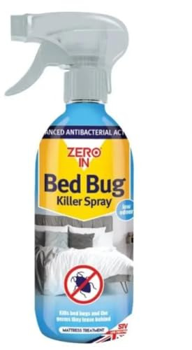 Citystores® ZI Bed Bug & Dust Mite Killer Trigger Spray 500ml – Fast-Acting Insecticide for Home, Mattress & Furniture, Non-Staining, Safe & Effective Pest Control