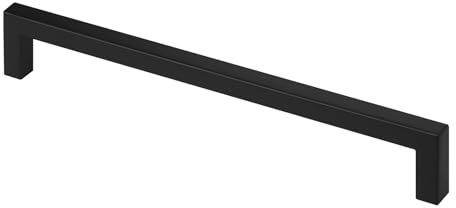 SOTECH 10 möbelhandtag STAINLESS STEEL BLACKLINE BA 192 mm svart matt Kökshandtag Skåphandtag