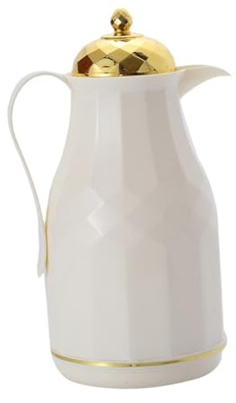 Baoblaze Thermal Coffee Carafe 1L Insulated Water Jug Thermal Coffee Pot Flasks Thermal Pitcher Kitchen Thermos Insulated Teapot for Home Hotel Office Use