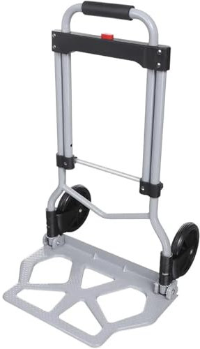 YUSUZH Klappwagen Klappbare Sackkarre und Transportwagen aus Aluminium, 220 Pfund Tragkraft, Wagen ideal for Bewegen Schwerer Lasten, tragbar Für Getränkekisten, Blumenkübel