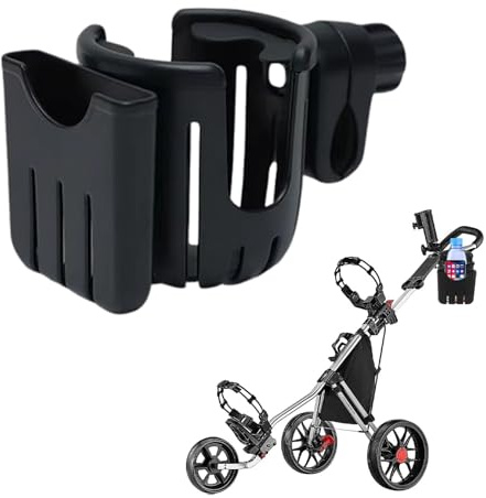 Noaxylic Portabidón de Bicicleta, 360 Grados Ajustable Soporte de Bebidas, Portavasos para Cochecito, Negro Botellas de Bike, para MTB, Bicicleta de Carretera, Cochecitos de Bebé