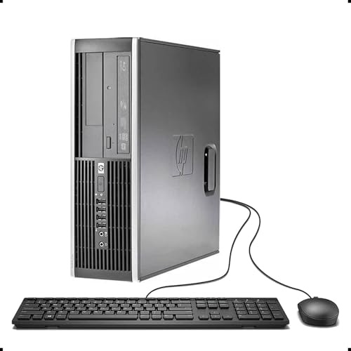 HP Compaq 8200 Elite SFF - Ordenador de sobremesa (Intel Core i5-2500, 8 GB de RAM, disco duro de 500 GB, WiFi, Bluetooth, teclado QWERTY de EE.UU., Windows 11 Pro (reacondicionado)