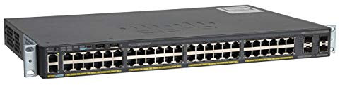 Cisco Catalyst 2960X-48TS-L Network Switch, 48 Gigabit Ethernet Ports, four 1 G SFP Uplink Ports, Enhanced Limited (WS-C2960X-48TS-L)
