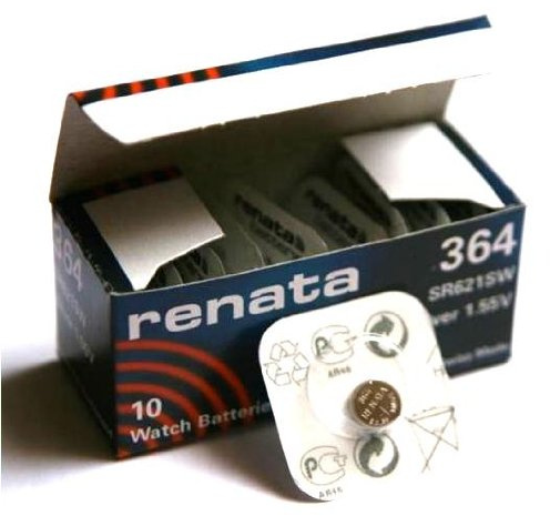 Renata Uhrenbatterie SP 364 ///;SR621SW (SR60,AG1,LR621,LR60,164);Sp1