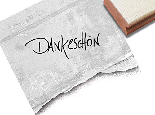 Stempel Dankeschön, Handschrift - Textstempel Danke Muttertag Danksagung Gastgeschenk Karten Geschenkanhänger Basteln Deko Scrapbook - zAcheR-fineT