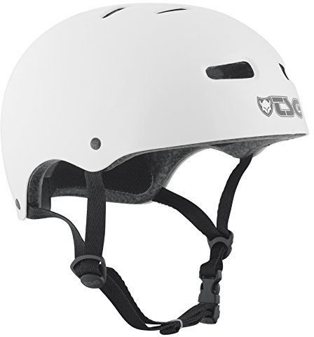 TSG Helm Skate BMX Colors Halbschalenhelm, Injected White, L/XL