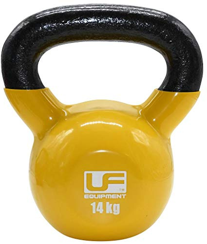 ND Sports UFE Kugelhantel mit Vinylbeschichtung, 14 kg, Gelb