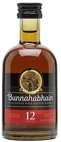 Bunnahabhain 12 Jahre Islay Single Malt Scotch Whisky Miniatur (1 x 0.05 l)