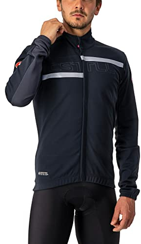 CASTELLI 4520507 Transition 2 Jacket Men's Jacket Light Black/Dark Gray-Silver R XXL