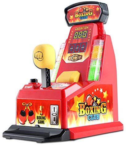 LOVEYue Gara di Boxe Giocattolo Educativo per Macchina da Integrazione con Dita da Tavolo per Bambini, Set Regalo per Giocattoli Intellettuali per Bambini Perfetti Un