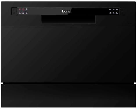 Table top dishwasher, 6 place settings and 6 programmes - Black