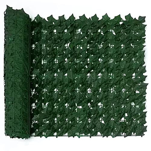 Künstliche Efeu Hecke Sichtschutz Sichtschutzwand, Landschaftsbau, Gartenzaun, Balkonschirm, langlebig und Nicht leicht verformbar HXJDP221206(Size:200x500cm)