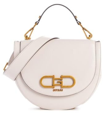 GUESS Fleet Flap Saddle Bag Stone