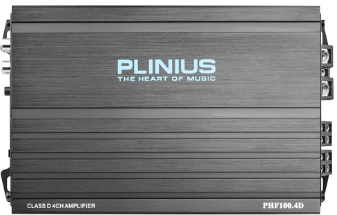 PLINIUS PHF100.4D Car Audio Amplifier 4 Channel Full Range Class D Multi