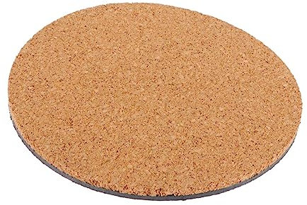 Hemobllo Tappetino Sughero per Vasi da Piante Pad Assorbente per Fioriere ø per Interni Ed Esterni Protezione Facile Pulire Multiuso per e Balconi