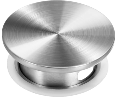 Gatuida Tapa de Jarra de Acero Inoxidable Plata Filtro Práctico, Separa Sedimentos de Té y Resiste Desgaste, Adecuado para Jarra Separadora de Grasa