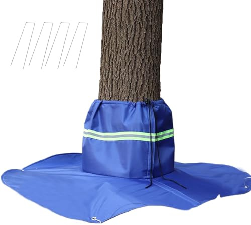 Winterschutz für Bäume | Schutzhülle für Palmen mit Nägeln | Thermohülle für Rasen und Obstgärten | Bodenbefestigung für Schnee und